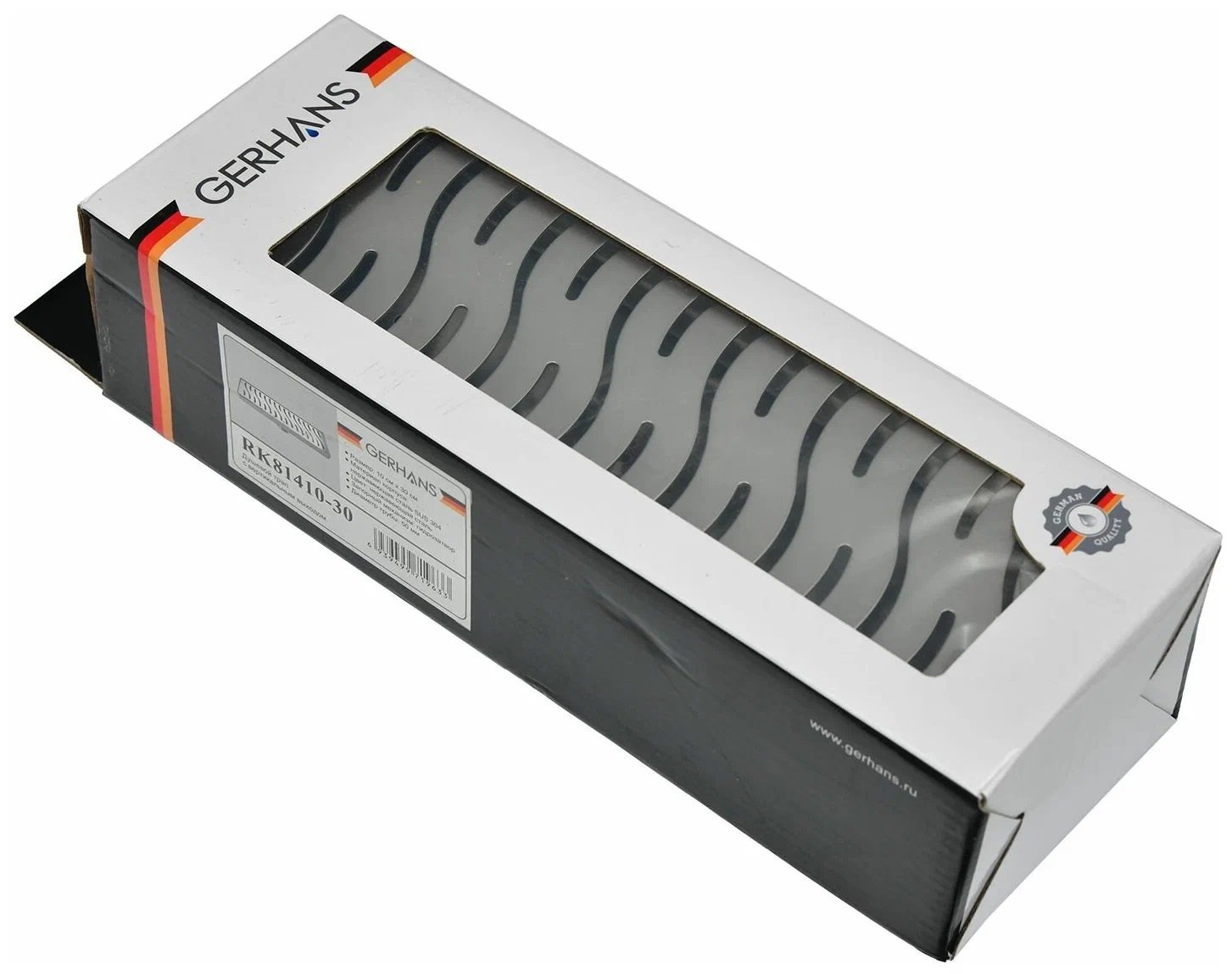 Трап для душа Gerhans K80410-30 линейный, "перфорация" — изображение 5