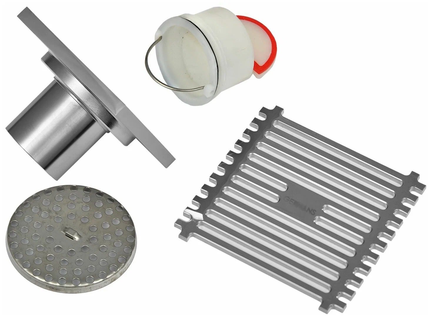 Трап для душа Gerhans K81610-10 точечный, "решётка" — изображение 3
