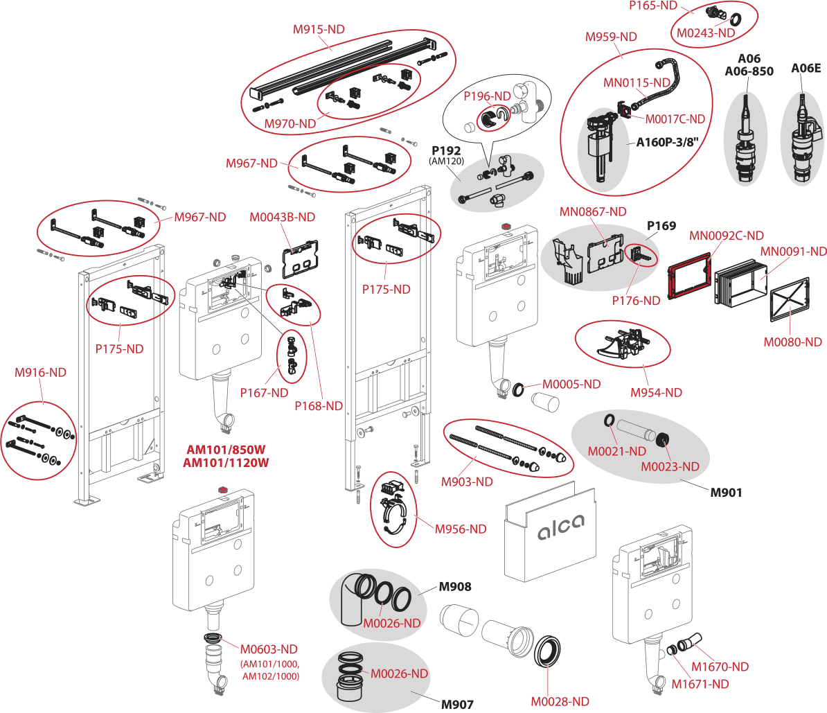 Инсталляция для унитаза Alca AM102/1120 Jádromodul, AM102/1120-BL-01 — изображение 3