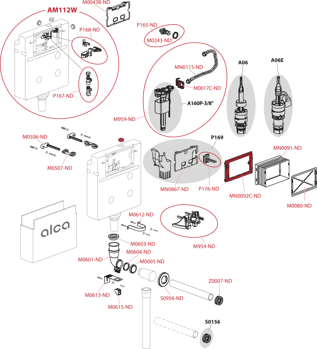 Инсталляция для приставного унитаза Alca AM112 Basicmodul, AM112-0001 — изображение 3