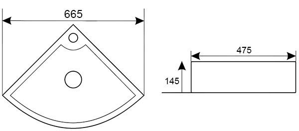 Умывальник Roxen Deco, 570030 — изображение 4