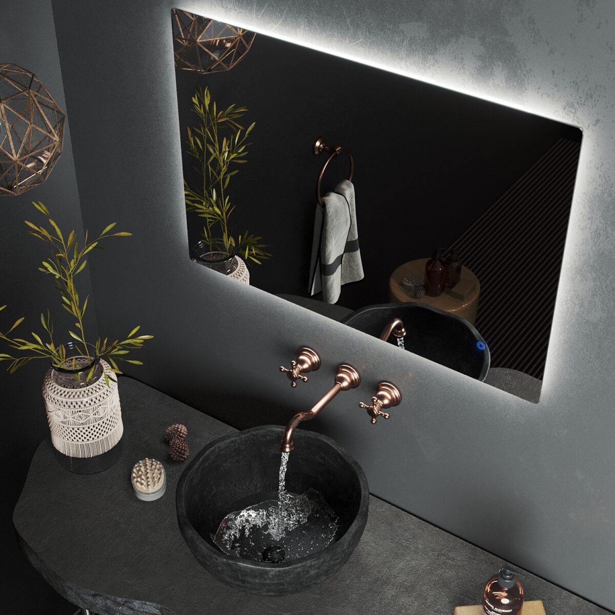 Зеркало Roxen Pure 510175-80 (800x700)