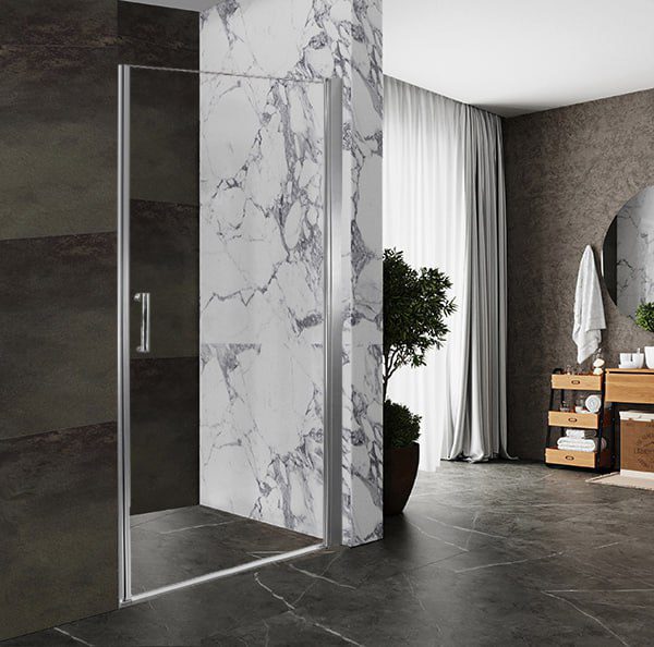 Душевая дверь Roxen Astra 580110-70 (700*1950; прозрачное/хром)