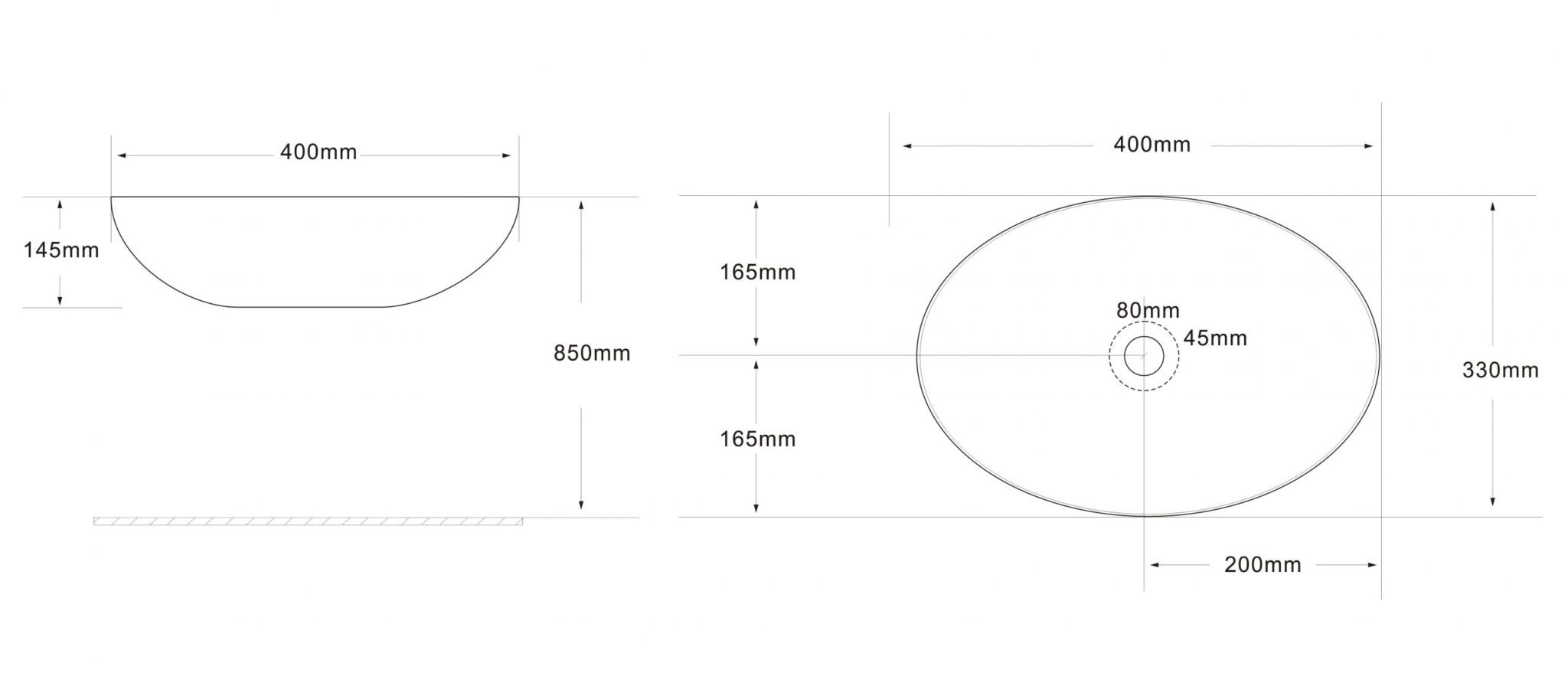 Умывальник Roxen Bocar Marble, 570125-M — изображение 9