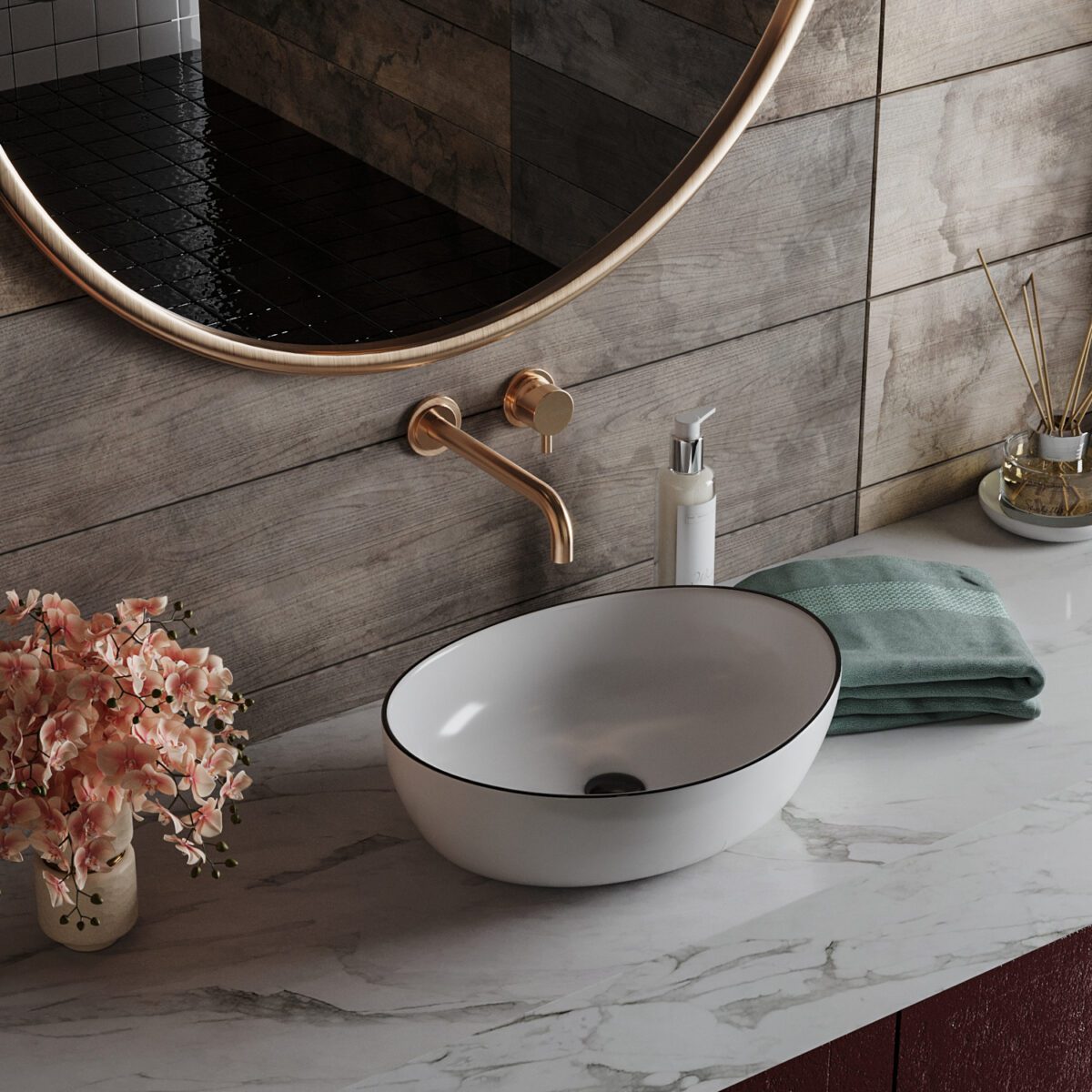 Умывальник Roxen Bocar Black, 570125-B — изображение 2