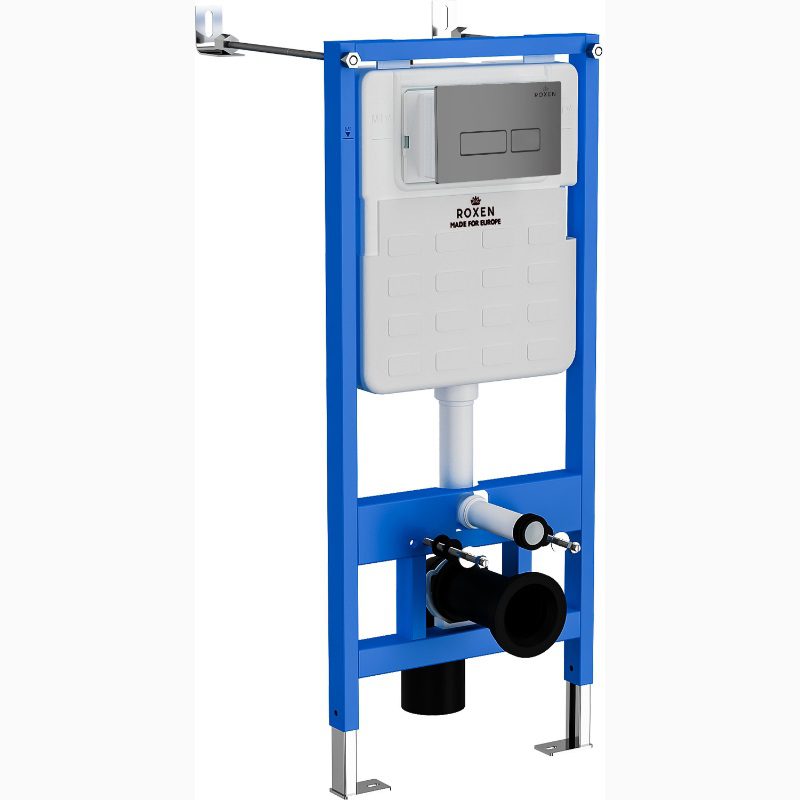 Комплект инсталляции Roxen StounFix Dual Fresh с унитазом Antares Tornado и кнопкой Caspia (хром/матовая), 968322 — изображение 12