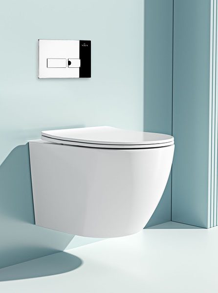 Кнопка для инсталляции Roxen Caspia, 410280CH (хром) — изображение 5