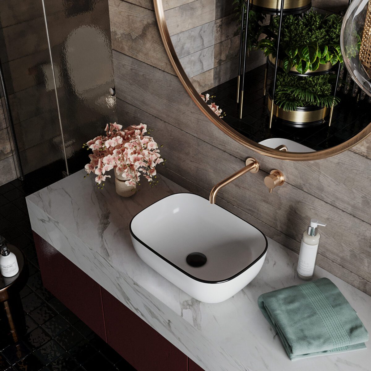 Умывальник Roxen Conta Black, 570055-B — изображение 8