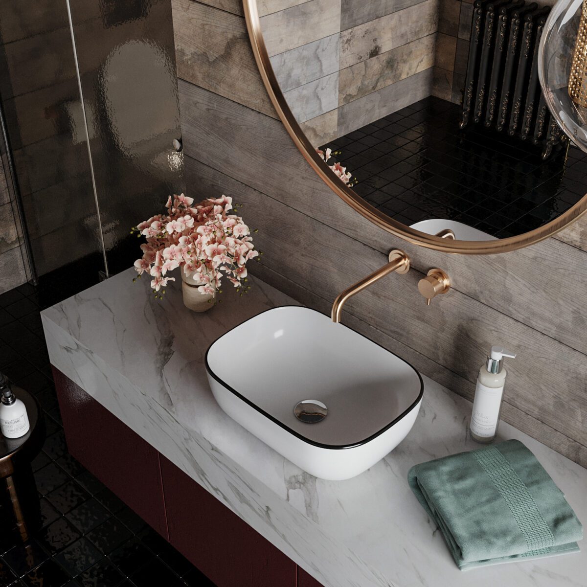 Умывальник Roxen Conta Black, 570055-B — изображение 5