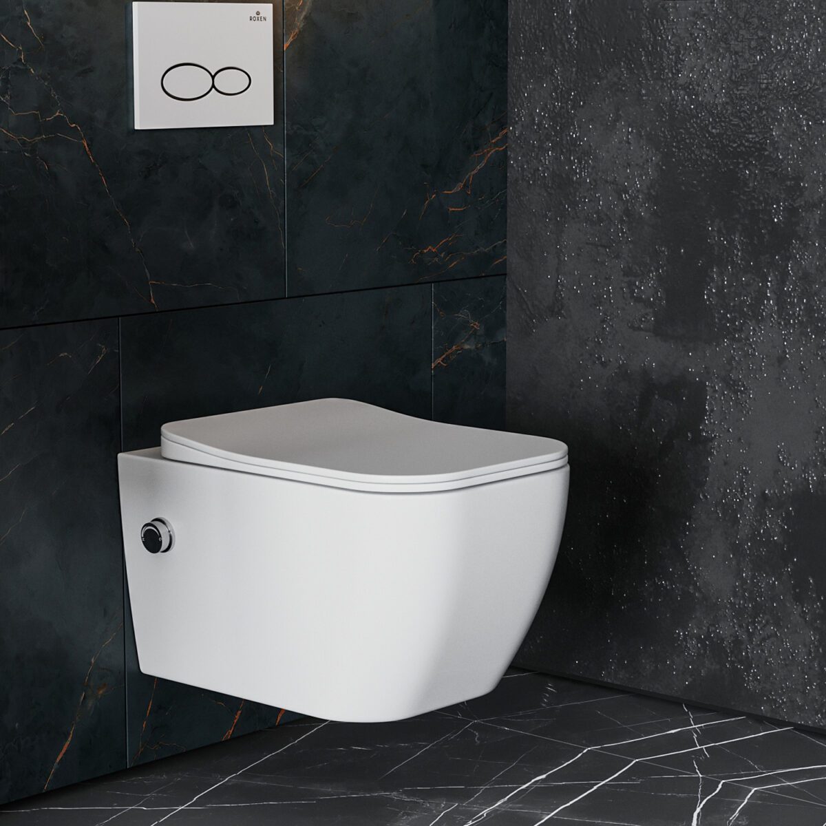 Унитаз подвесной с функцией биде Roxen Cube Bidet, 530135-01X — изображение 6