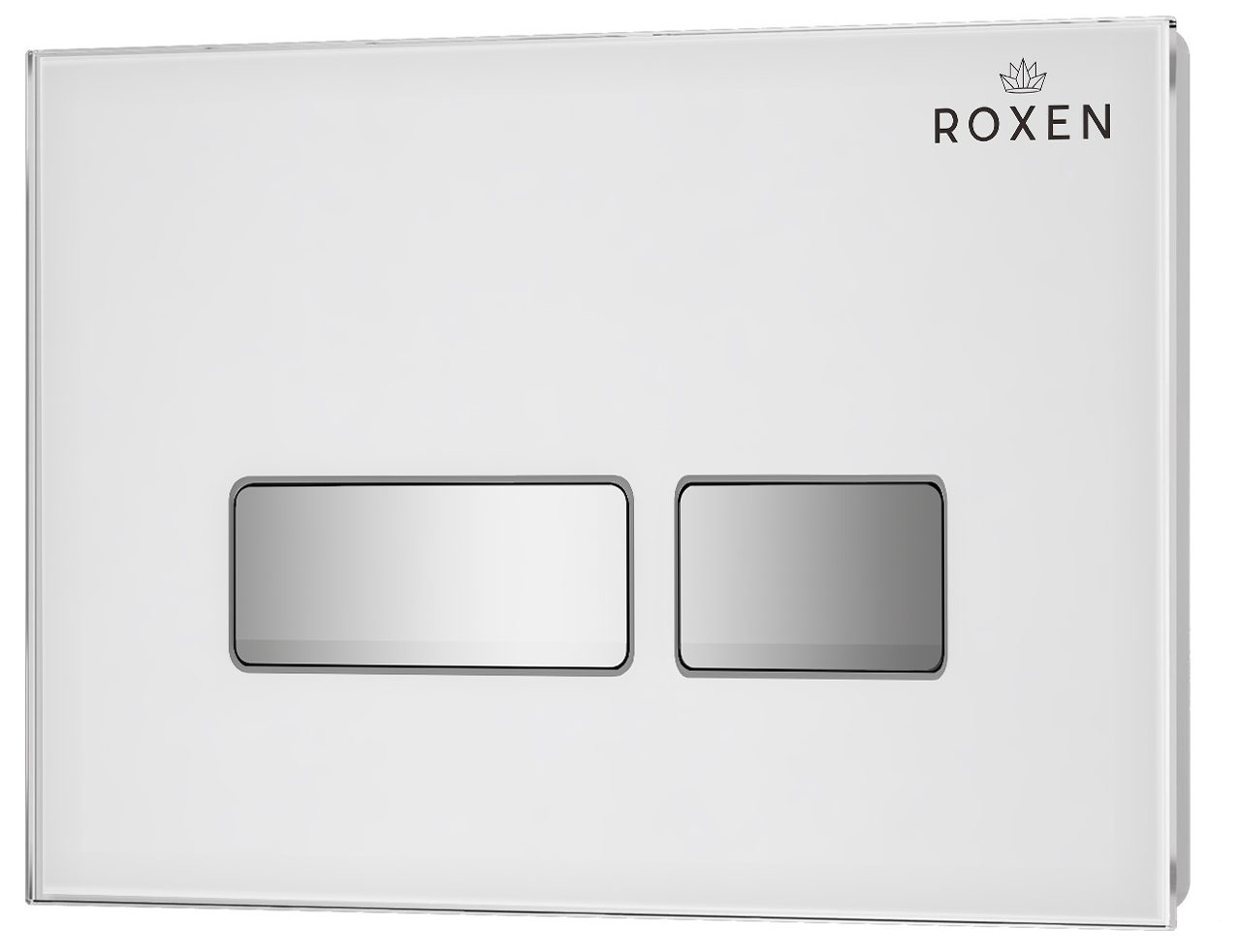 Кнопка для инсталляции Roxen Glass, 430280W (белый) — изображение 3