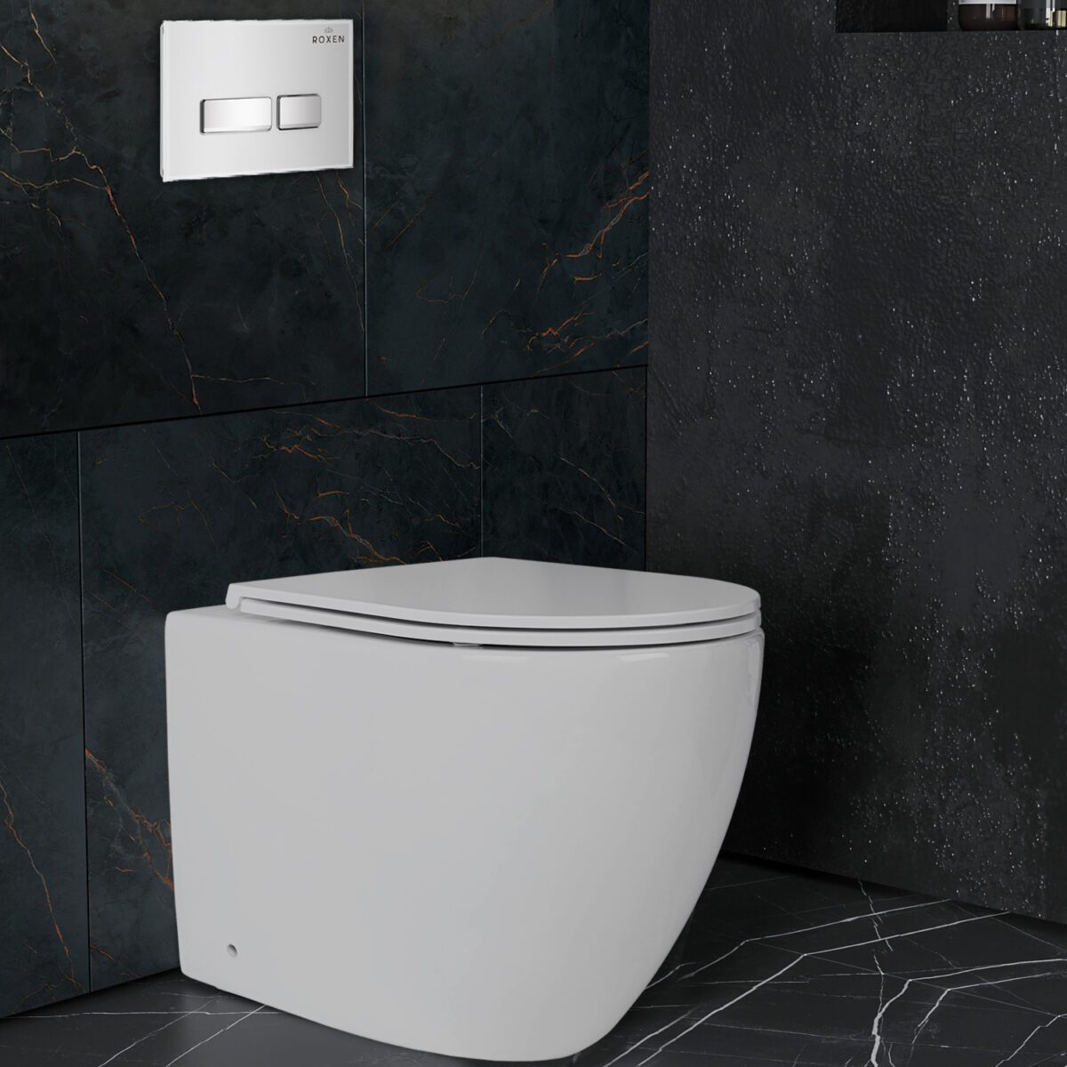 Комплект инсталляции Roxen StounFix Dual Fresh с кнопкой Glass (белая/глянец), 871161 — изображение 10