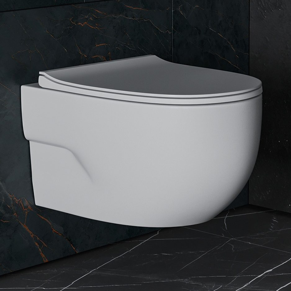 Комплект инсталляции Roxen StounFix Dual Fresh с унитазом Porto и кнопкой Steel (золото/матовая), 968478 — изображение 2