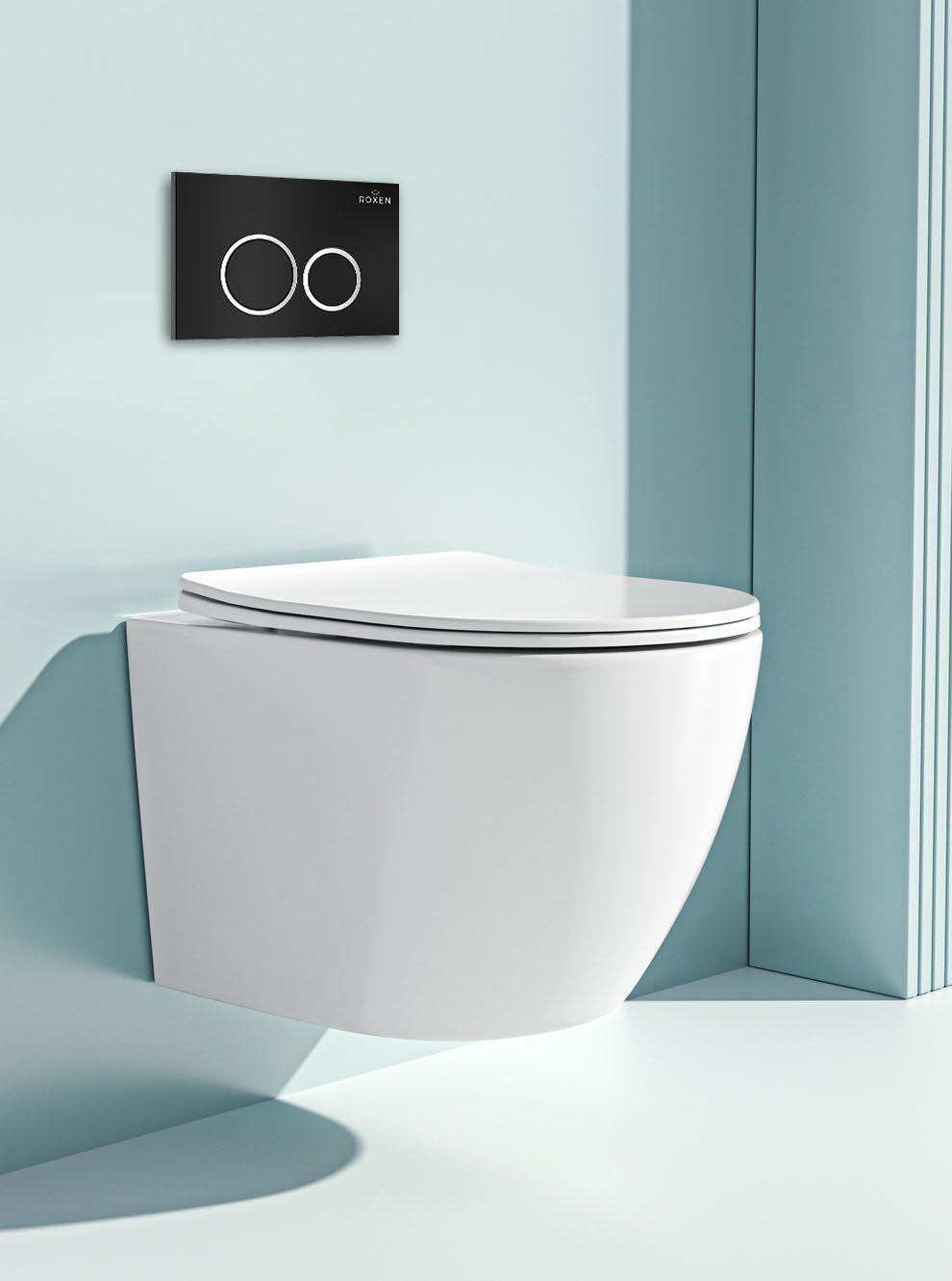 Кнопка для инсталляции Roxen Santi, 410260B (чёрный матовый) — изображение 4