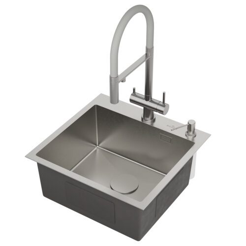 Кухонная мойка Roxen Simple 560220-50 (сатин/матовая)