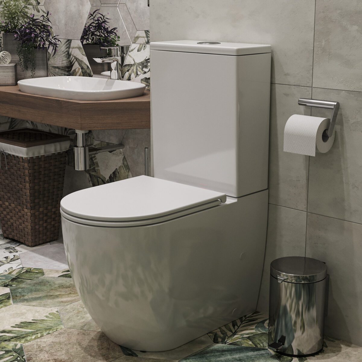 Унитаз напольный Roxen Antares, 600185-01