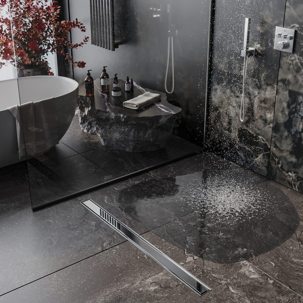 Трап для душа под плитку Roxen Supra 91020-70 хром — изображение 5