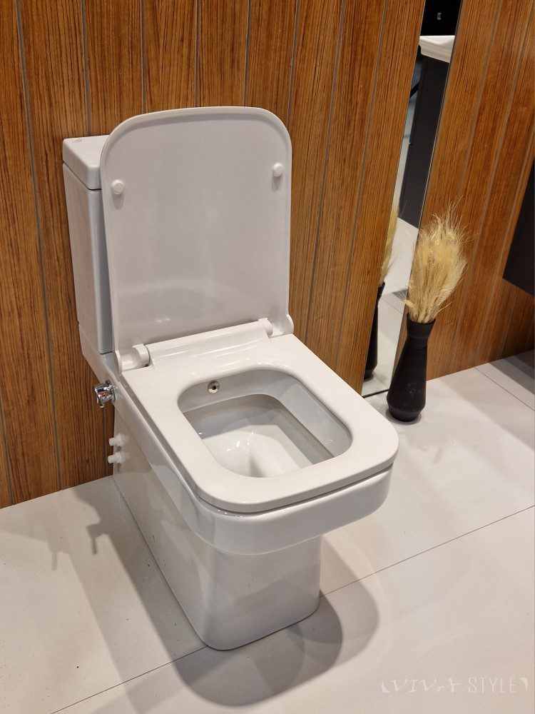 Унитаз напольный с функцией биде CeraStyle Noura, WC00403SH00 чаша+CS004010100 бачок+ IM018010201200 — изображение 4