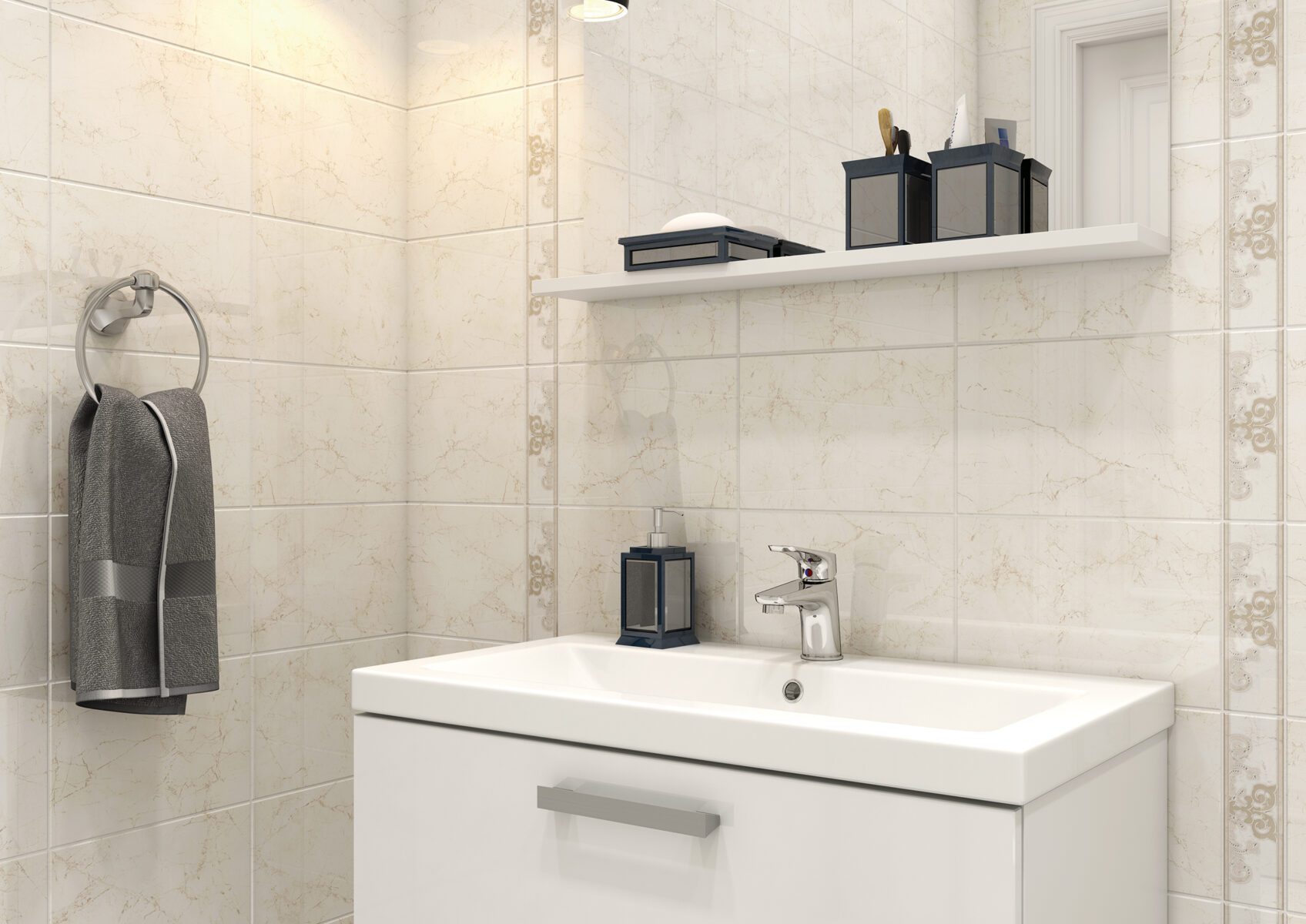 Умывальник Cersanit Como 80, S-UM-COM80/1-w — изображение 5