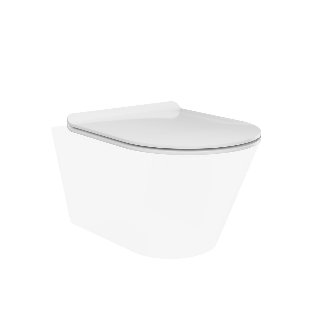 Сиденье с крышкой Kerama Marazzi Plaza Modern для унитаза, PLMR.seat.02WHT