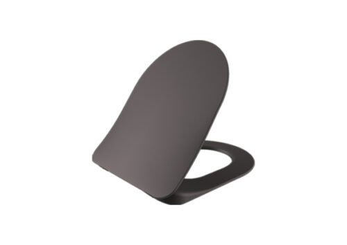 Сиденье с крышкой для унитаза Creavit Free (Duroplast, soft-close), DUCK, антрацит матовый, KC0903.01.0400E