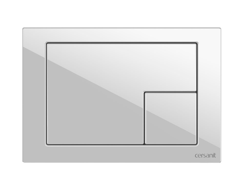 Кнопка для инсталляции Cersanit Corner, белый