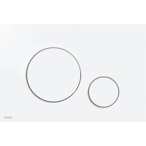 Кнопка для инсталляции Alca THIN M676, белый-мат