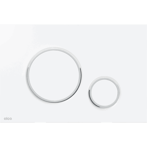 Кнопка для инсталляции Alca THIN M770, белый/xром-глянец