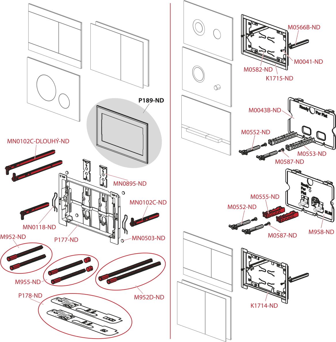 Кнопка для инсталляции Alca FUN, alunox-мат — изображение 3