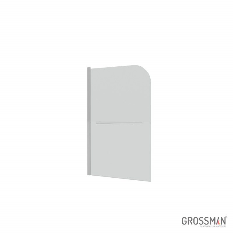 Шторка для ванны GR-104, 150*80 стекло прозрачное Easy Clean — изображение 3