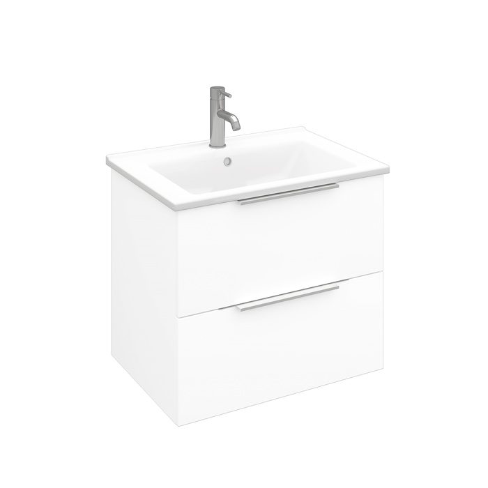 Тумба подвесная LAPARET FOCUS 65, белый глянец, LF-WCAB-65A-01