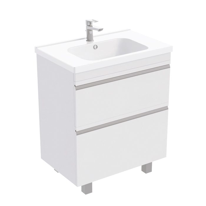 Тумба напольная LAPARET VENUS 70, белый глянец, LVE-WFCAB-70-101