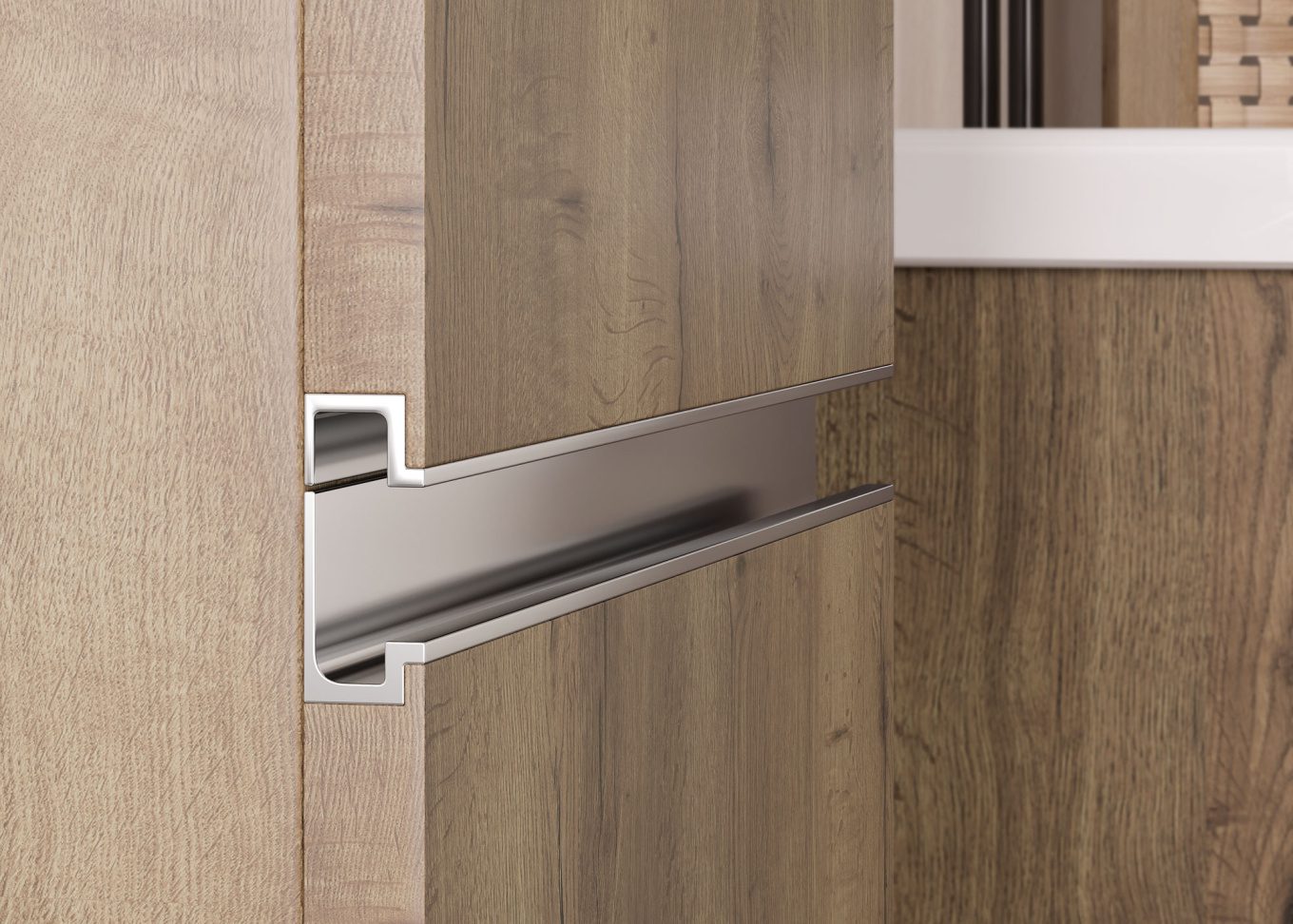 Пенал подвесной LAPARET ELECTRA 35, правый, дуб рока, LE-TCAB-35-322R — изображение 4