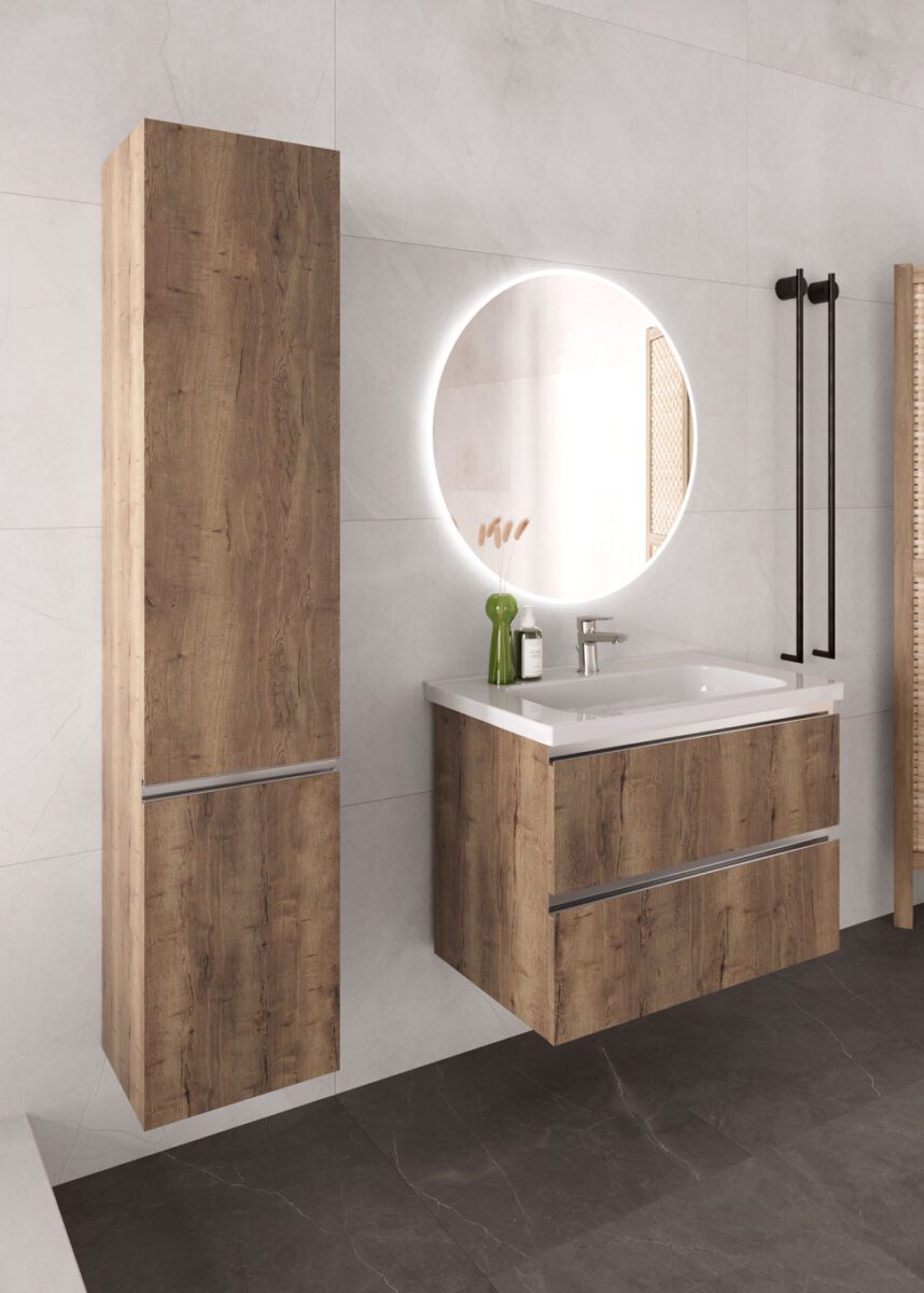 Пенал подвесной LAPARET ELECTRA 35, правый, дуб рока, LE-TCAB-35-322R — изображение 2