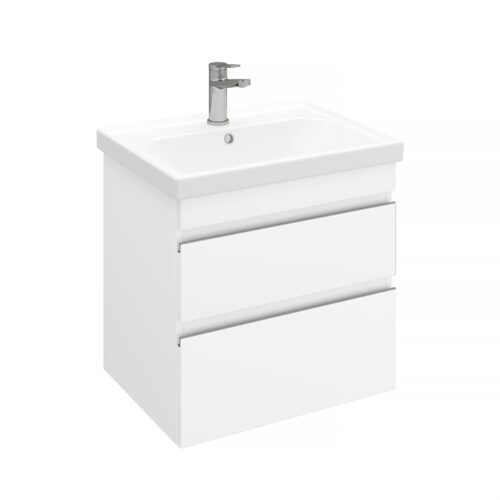 Тумба подвесная LAPARET SARGAS 60, белый глянец, LS-WCAB-60-101