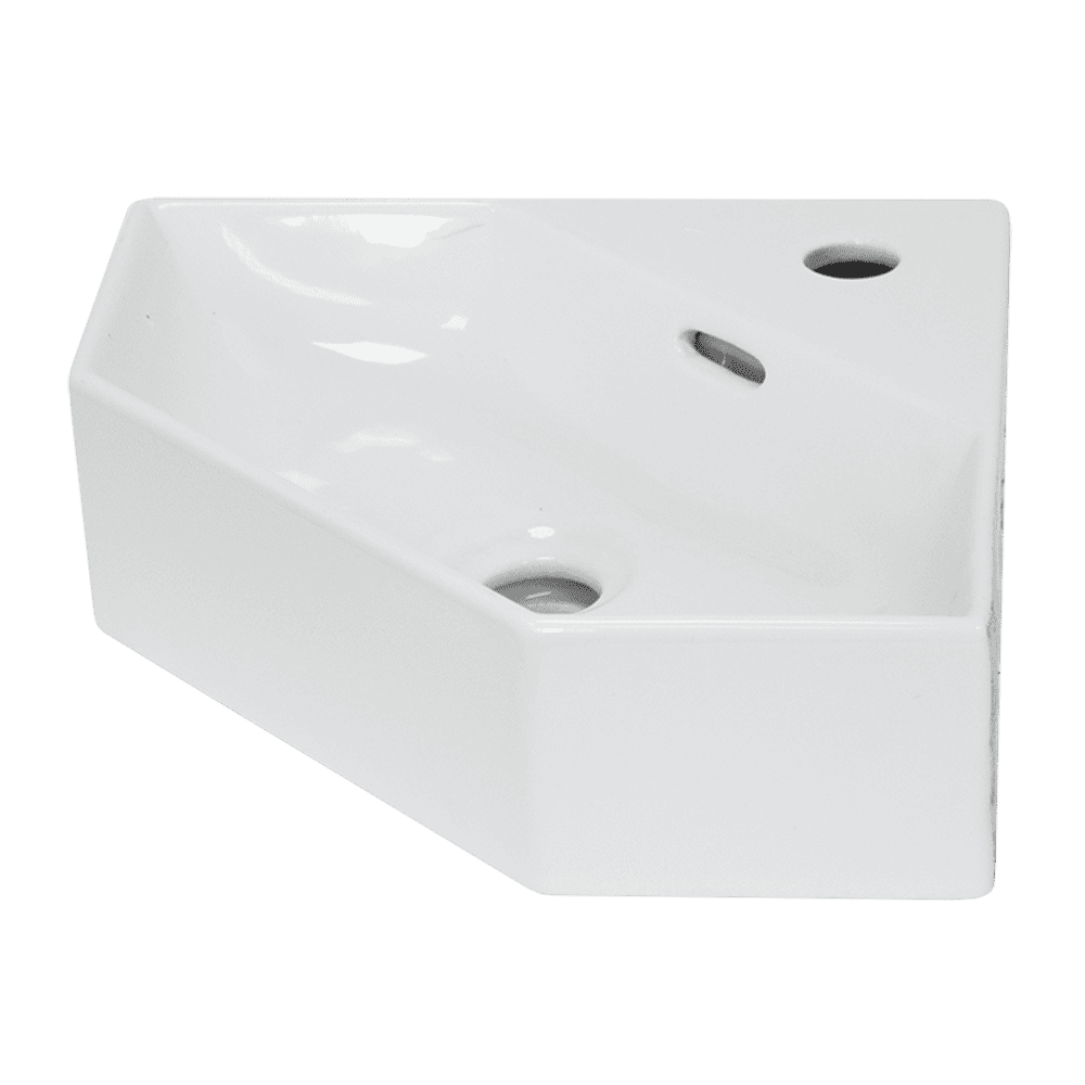 Умывальник угловой Sanita Luxe Line 35, WB.CR/Line/35-C/WHT.G/S1 — изображение 3