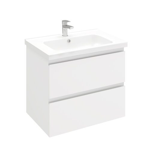 Тумба подвесная LAPARET ELECTRA 70, белый глянец, LE-WCAB-70-101