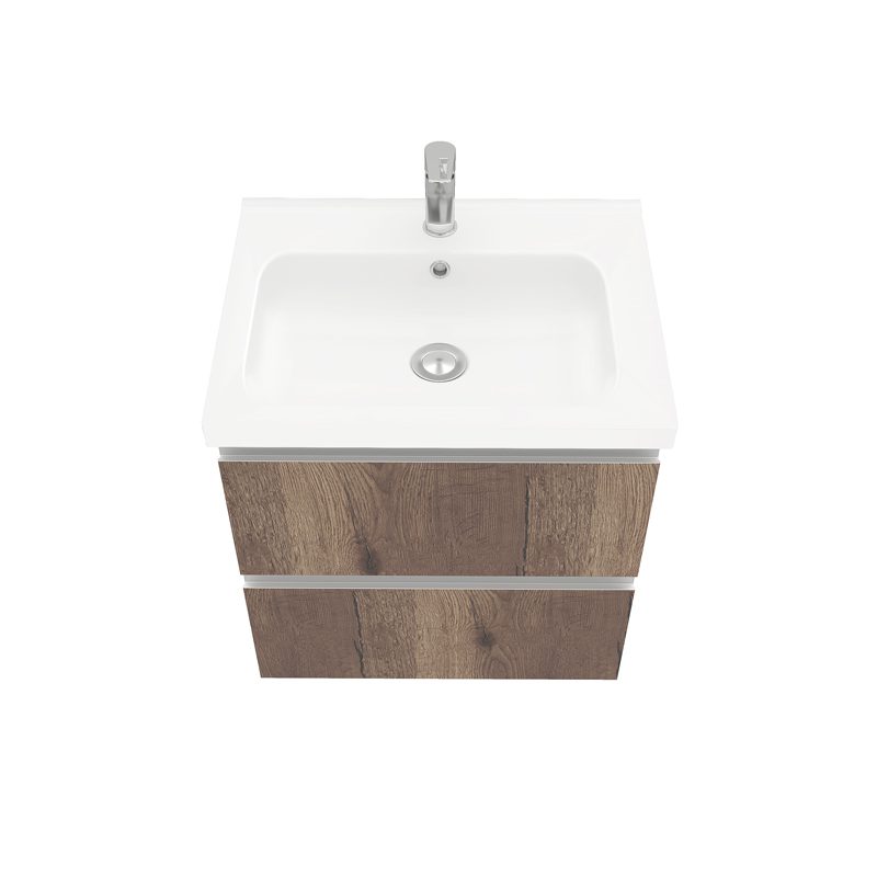 Тумба в ванную LAPARET ELECTRA 60 под умывальник Creavit Ideal 60, дуб Рока — изображение 3