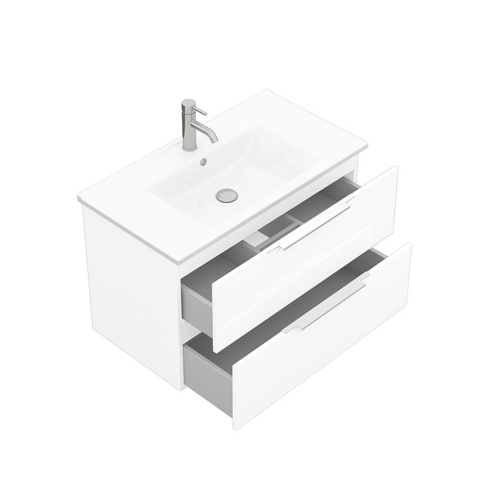 Тумба подвесная LAPARET FOCUS 85, белый глянец, LF-WCAB-85A-01 — изображение 2