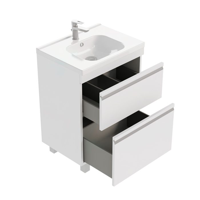 Тумба напольная LAPARET VENUS 60, белый глянец, LVE-WFCAB-60-101 — изображение 2