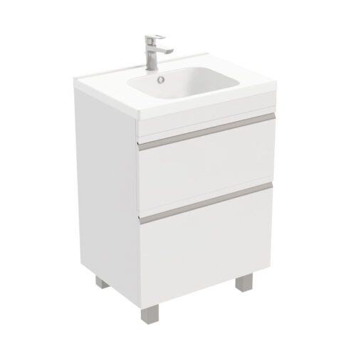 Тумба напольная LAPARET VENUS 60, белый глянец, LVE-WFCAB-60-101