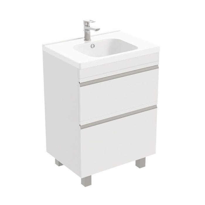 Тумба напольная LAPARET VENUS 60, белый глянец, LVE-WFCAB-60-101