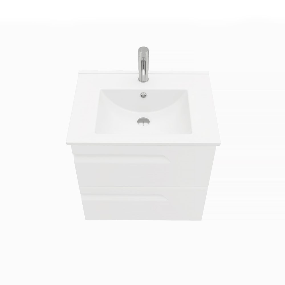 Тумба в ванную LAPARET ATLAS 60 под умывальник Creavit Su 60, белый — изображение 3