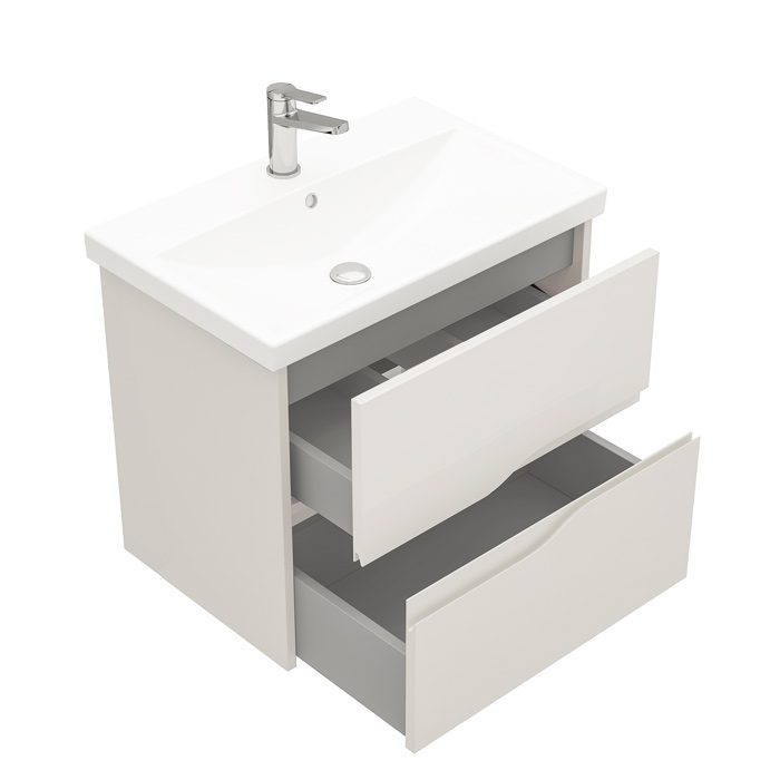 Тумба в ванную LAPARET ALTAIR 70 под умывальник Cerastyle Elite 70, сахара грей — изображение 2