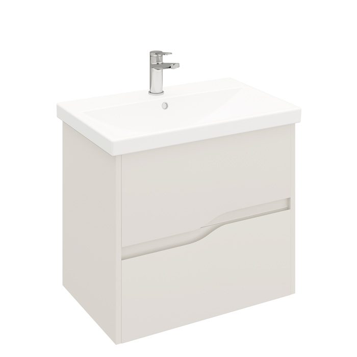 Тумба подвесная LAPARET ALTAIR 70, сахара грей глянец, LAL-WCAB-70-04