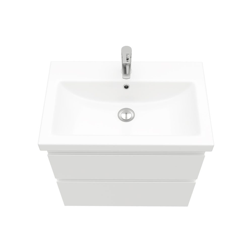 Тумба подвесная LAPARET OPTIMUM 70, белый глянец, LO-WCAB-70-01 — изображение 3