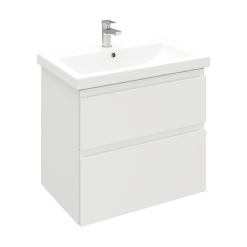 Тумба подвесная LAPARET OPTIMUM 70, белый глянец, LO-WCAB-70-01