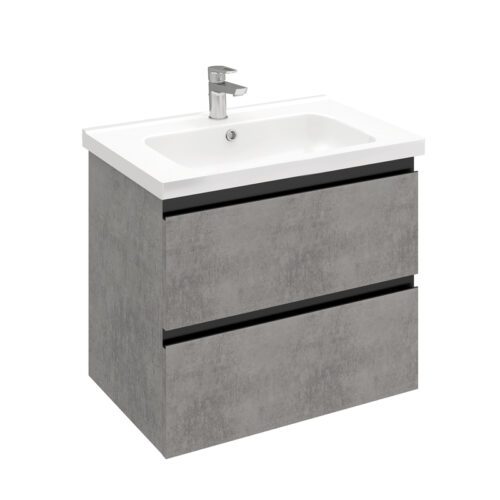 Тумба подвесная LAPARET ELECTRA 70, хромикс серебро, арт. LE-WCAB-70-323