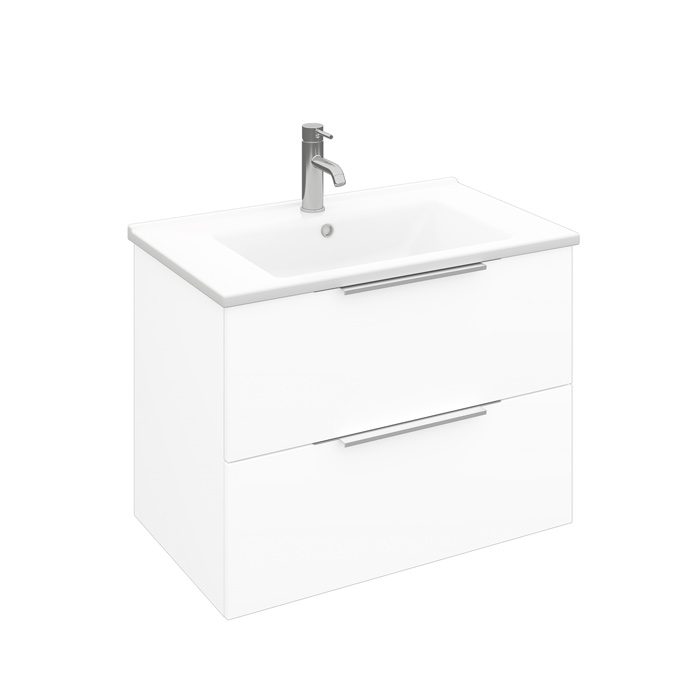 Тумба в ванную LAPARET FOCUS 75 под умывальник Cerastyle Arte 75, белый