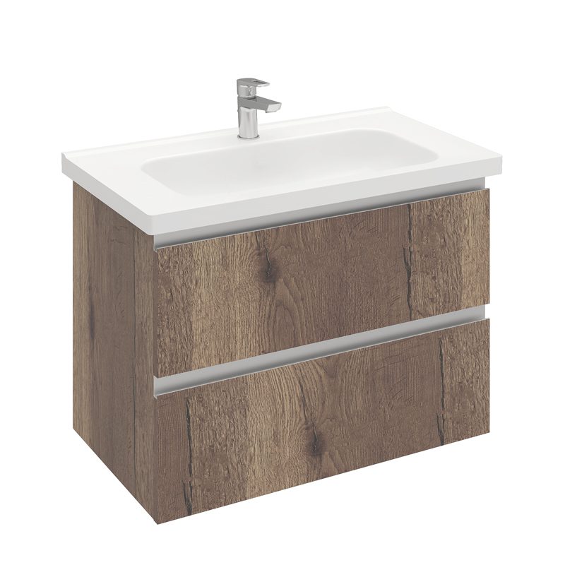 Тумба подвесная LAPARET ELECTRA 80, дуб Рока, LE-WCAB-80-322